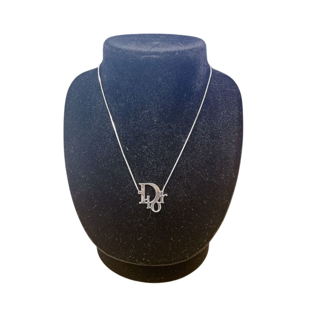 Dior Necklace Logo Silver — view 4