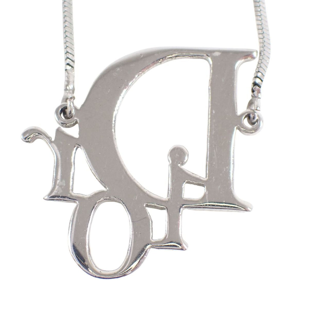 Dior Necklace Logo Silver — view 3