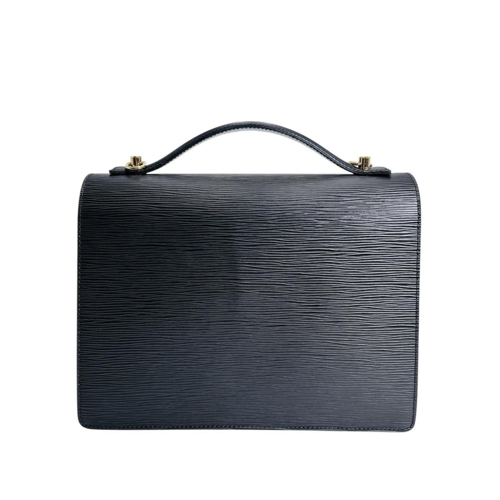 Louis Vuitton Epi Handbag Monceau Noir — view 2