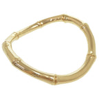 Gucci Bamboo Metal Gold Choker Necklace — view 2