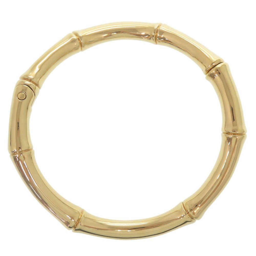 Gucci Bamboo Metal Gold Choker Necklace — view 3