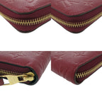 Louis Vuitton Zippy Wallet Monogram Empreinte Bordeaux — view 4