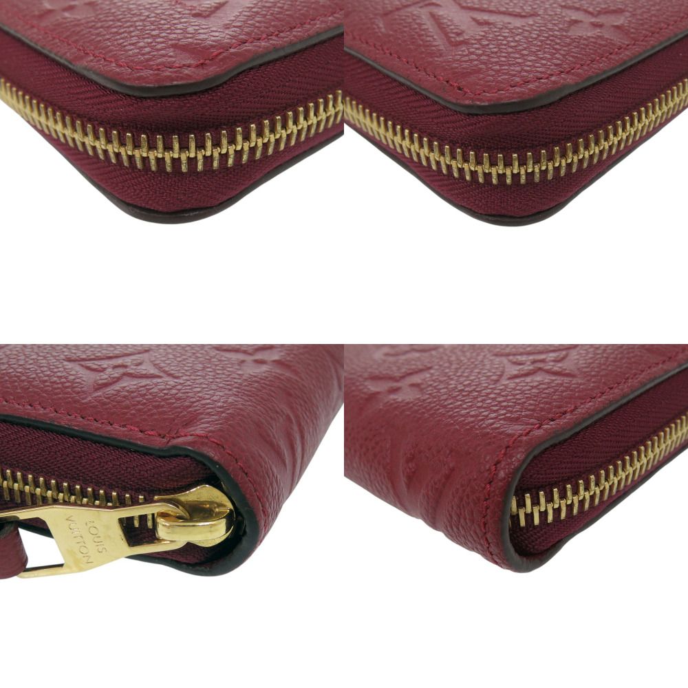 Louis Vuitton Zippy Wallet Monogram Empreinte Bordeaux — view 4