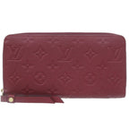 Louis Vuitton Zippy Wallet Monogram Empreinte Bordeaux