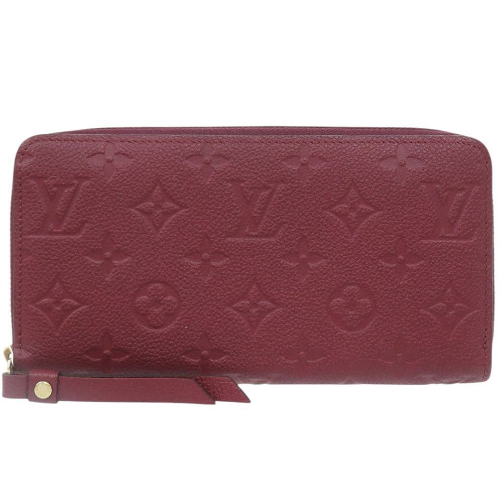 Louis Vuitton Zippy Wallet Monogram Empreinte Bordeaux