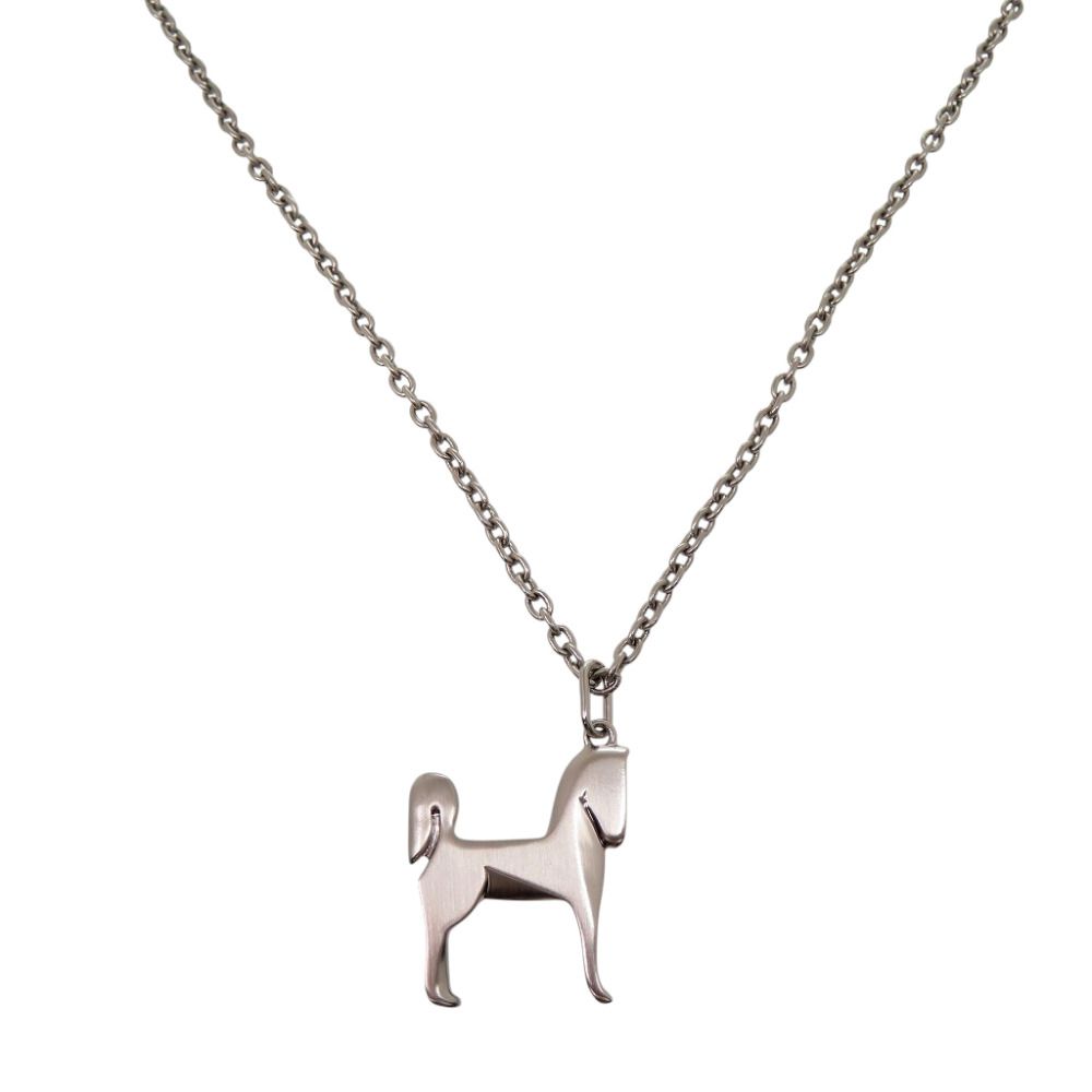 Hermes Panache Necklace Metal Silver — view 2