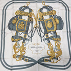 Hermes Carre 90 Brides de Gala Pink 100% Silk Scarf — view 7