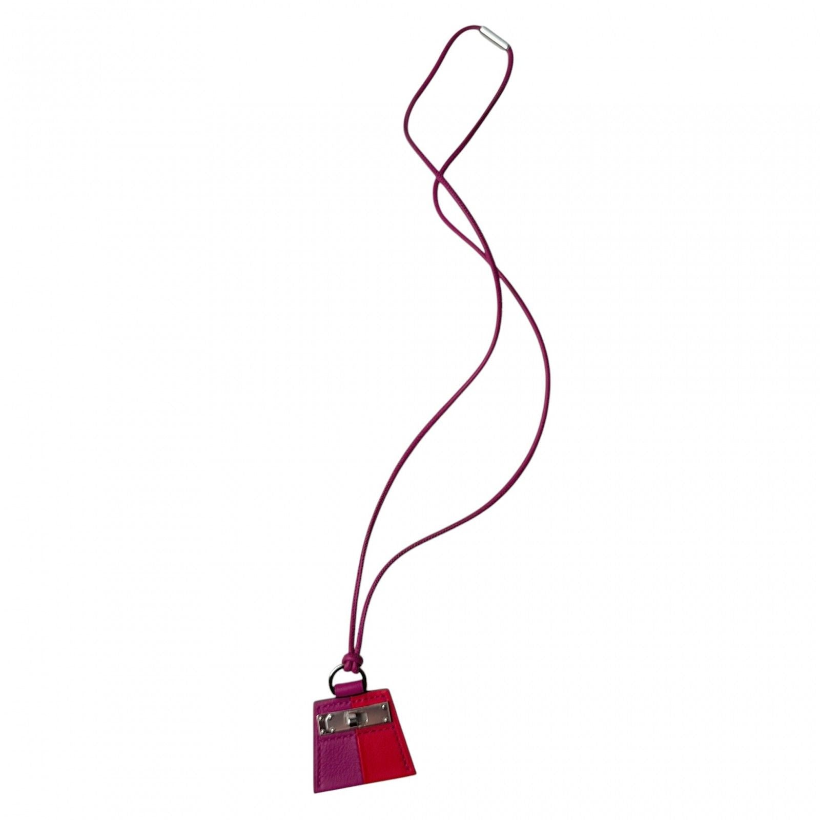 Hermes Montpetit Kelly PM Silver Necklace — view 2