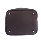 Hermes Picotin Lock MM Handbag Taurillon Clemence Black Silver — view 5