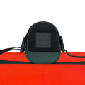Chanel CC Logo Canvas Mesh Shoulder Bag Pochette Black Green