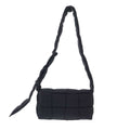 Bottega Veneta Padded Tech Cassette Canvas Intrecciato Shoulder Bag Black