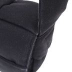 Bottega Veneta Padded Tech Cassette Canvas Intrecciato Shoulder Bag Black — view 8