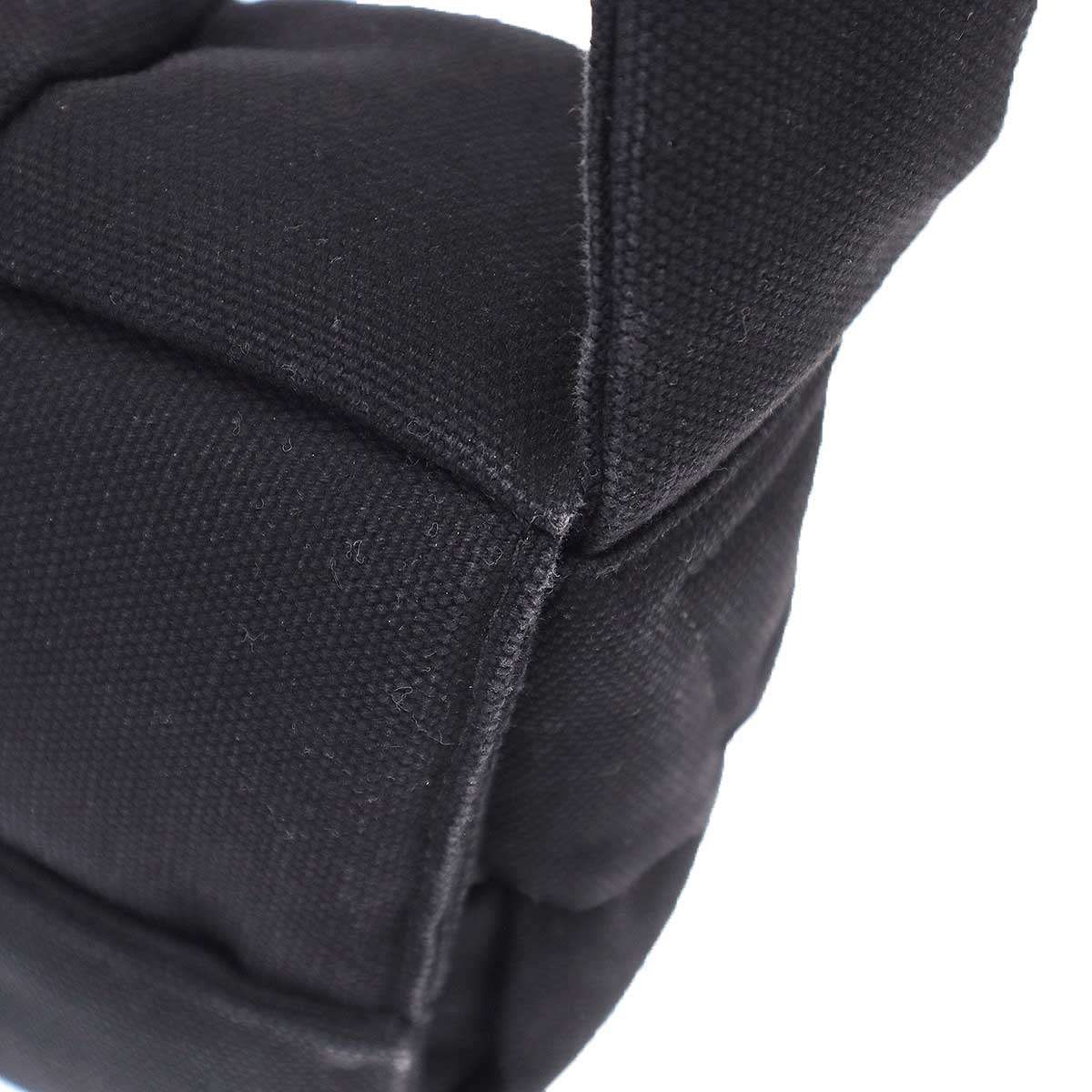 Bottega Veneta Padded Tech Cassette Canvas Intrecciato Shoulder Bag Black — view 8