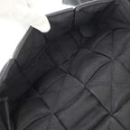 Bottega Veneta Padded Tech Cassette Canvas Intrecciato Shoulder Bag Black — view 7