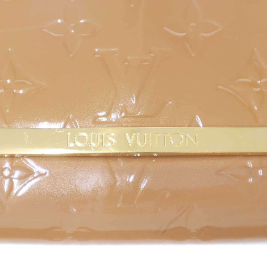 Louis Vuitton Vernis Et Rossmore MM Monogram Shoulder Bag Beige — view 9