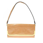 Louis Vuitton Vernis Et Rossmore MM Monogram Shoulder Bag Beige