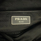 Prada Shoulder Bag Black Crossbody Leather — view 9