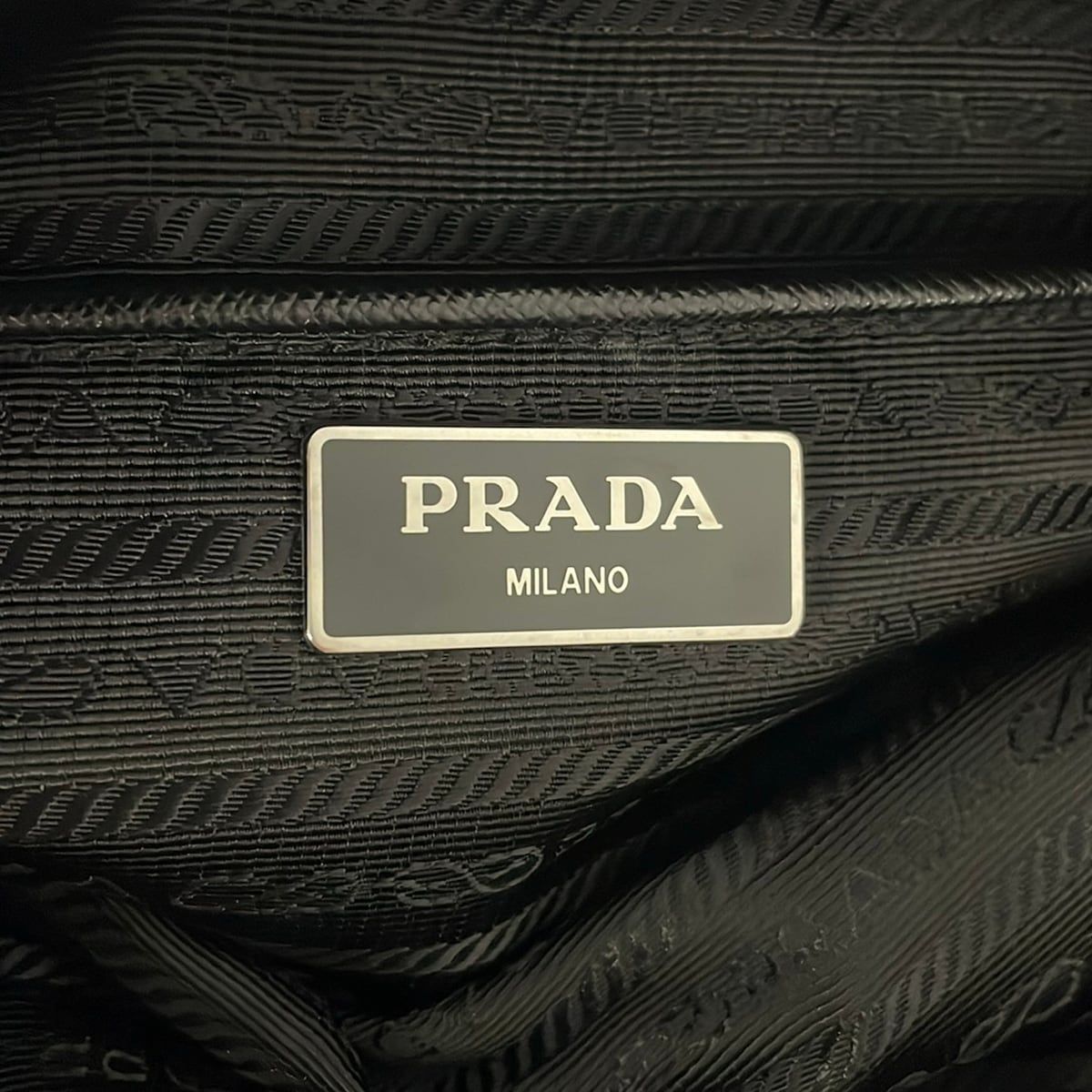 Prada Shoulder Bag Black Crossbody Leather — view 9
