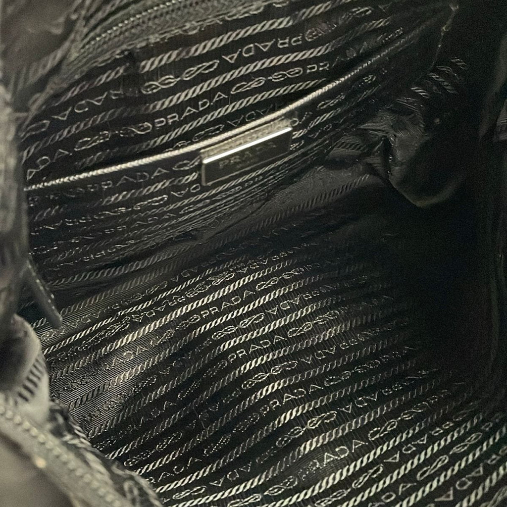 Prada Shoulder Bag Black Crossbody Leather — view 7