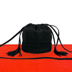 Bottega Veneta Vintage Intrecht Leather Tassel Drawstring Mini Shoulder