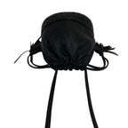 Bottega Veneta Vintage Intrecht Leather Tassel Drawstring Mini Shoulder — view 4