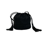 Bottega Veneta Vintage Intrecht Leather Tassel Drawstring Mini Shoulder — view 3