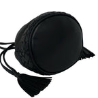 Bottega Veneta Vintage Intrecht Leather Tassel Drawstring Mini Shoulder — view 7