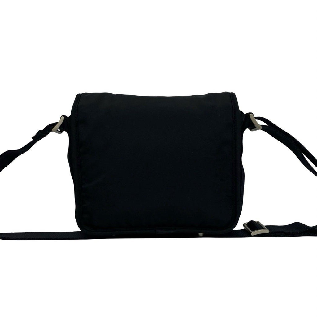 Prada Tessuto Nylon Shoulder Bag Pochette Sakosh Black — view 3