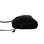 Dior Vintage CD Logo Leather Mini Shoulder Bag Pochette Black — view 5