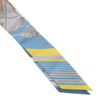 Hermes Scarf Twilly Ex-Libris Ex Libris Silk Twill — view 4