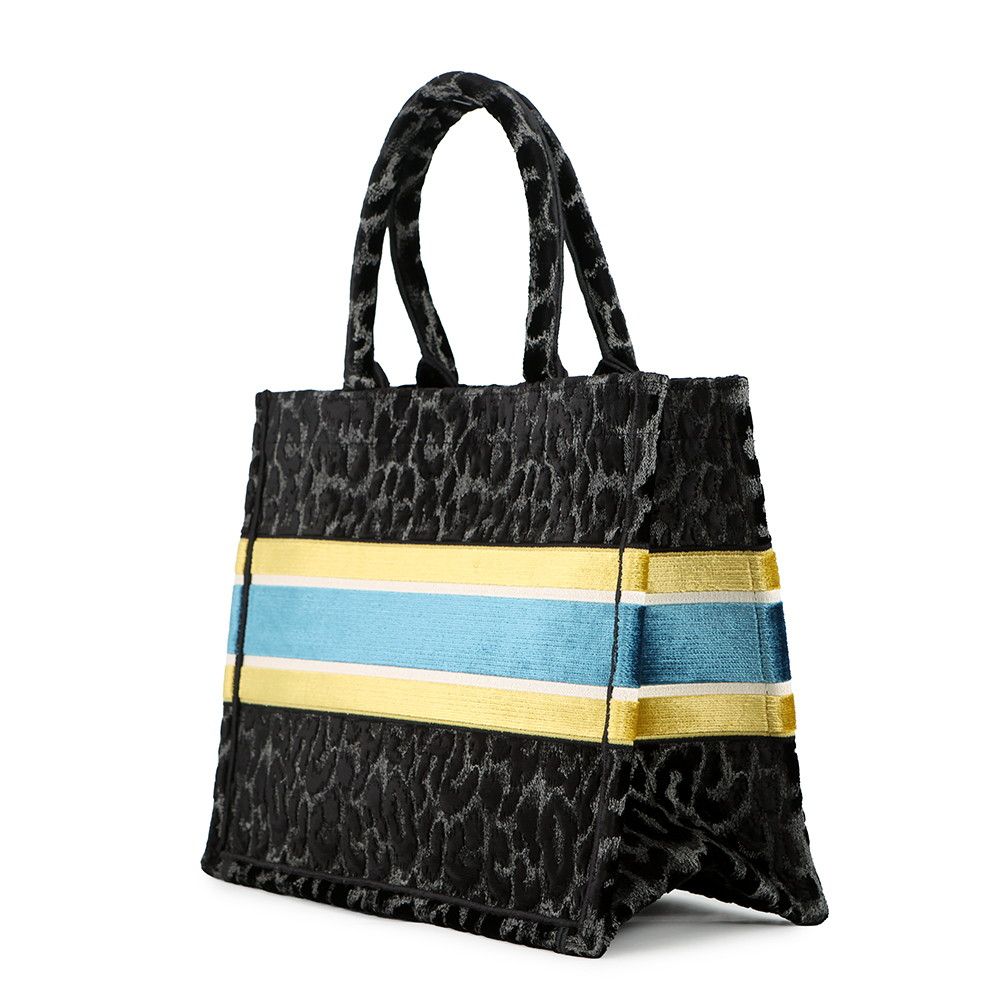 Dior Tote Book Leopard Ztgt Black — view 2