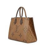 Louis Vuitton Tote Monogram Reverse Giant On The Go MM Handbag 2-Way — view 2