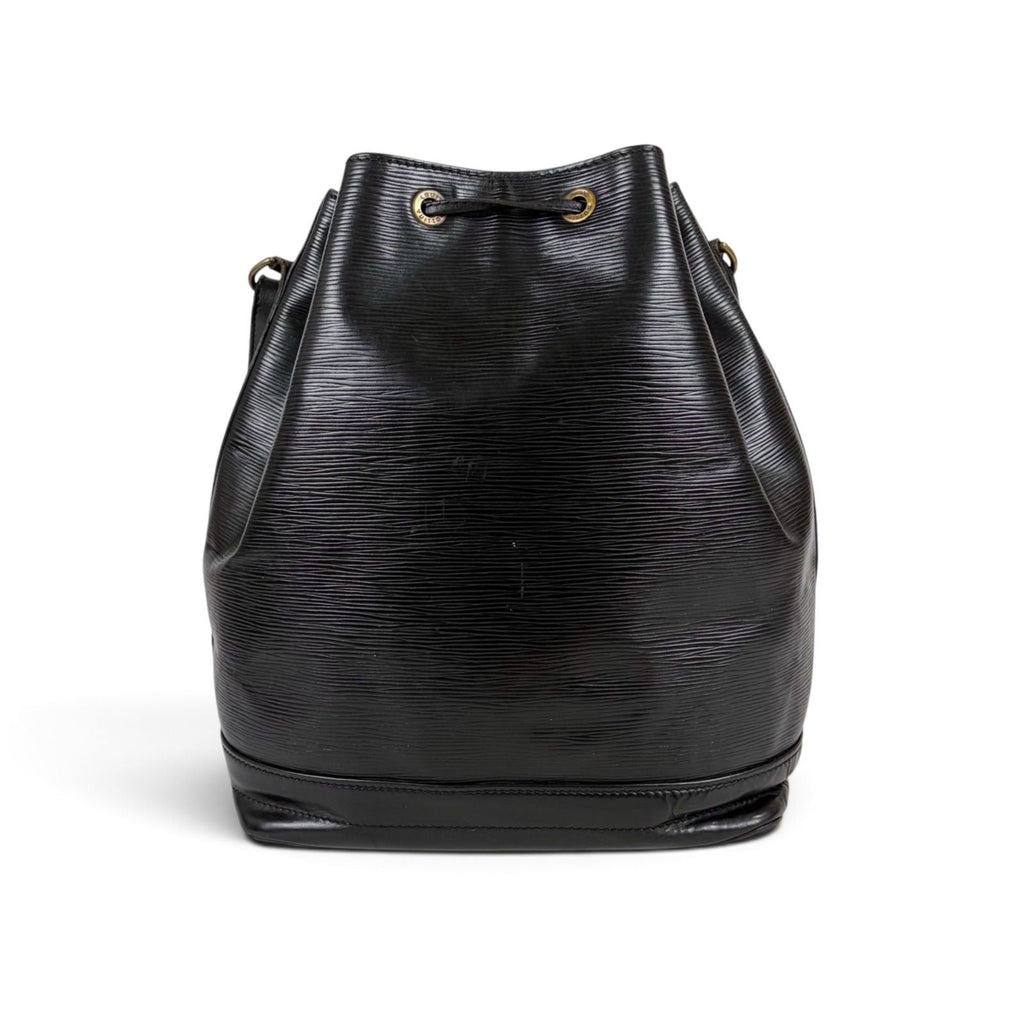 Louis Vuitton Noe Shoulder Bag Drawstring Noir Black Epi Leather — view 4