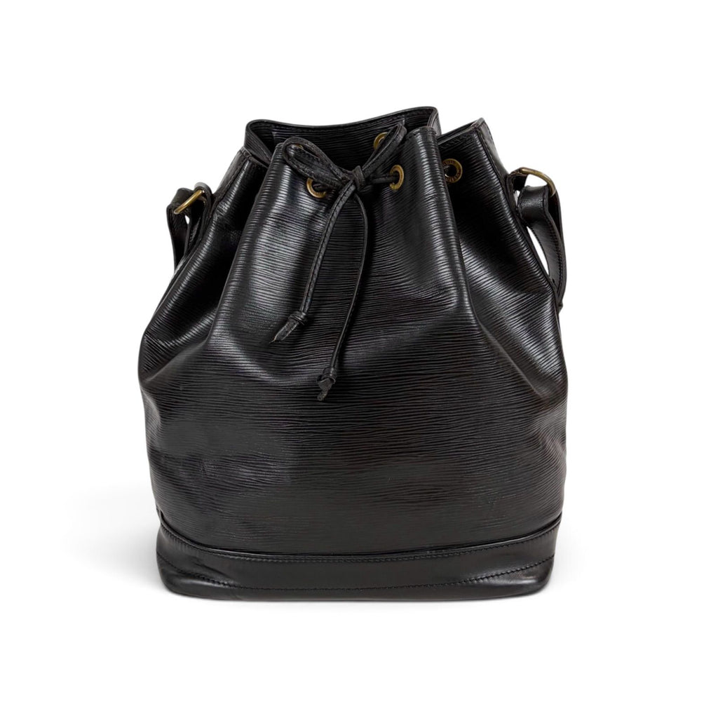 Louis Vuitton Noe Shoulder Bag Drawstring Noir Black Epi Leather — view 3