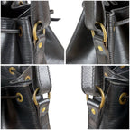 Louis Vuitton Noe Shoulder Bag Drawstring Noir Black Epi Leather — view 9