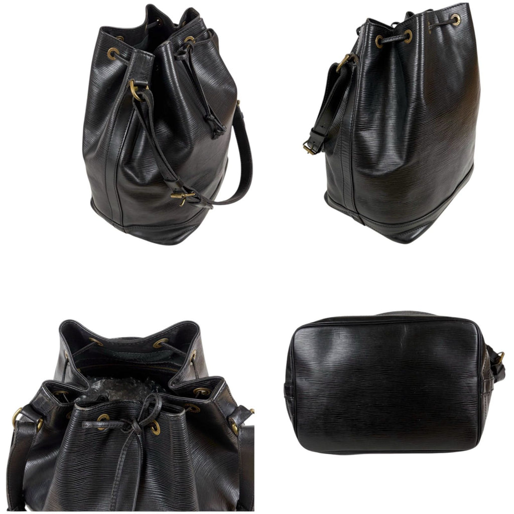 Louis Vuitton Noe Shoulder Bag Drawstring Noir Black Epi Leather — view 7