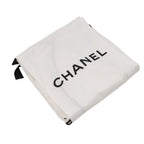 Chanel Dress Knit Long CC Logo Virgin Wool Sleeve Black — view 8