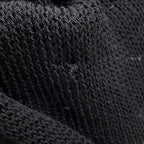 Chanel Dress Knit Long CC Logo Virgin Wool Sleeve Black — view 4