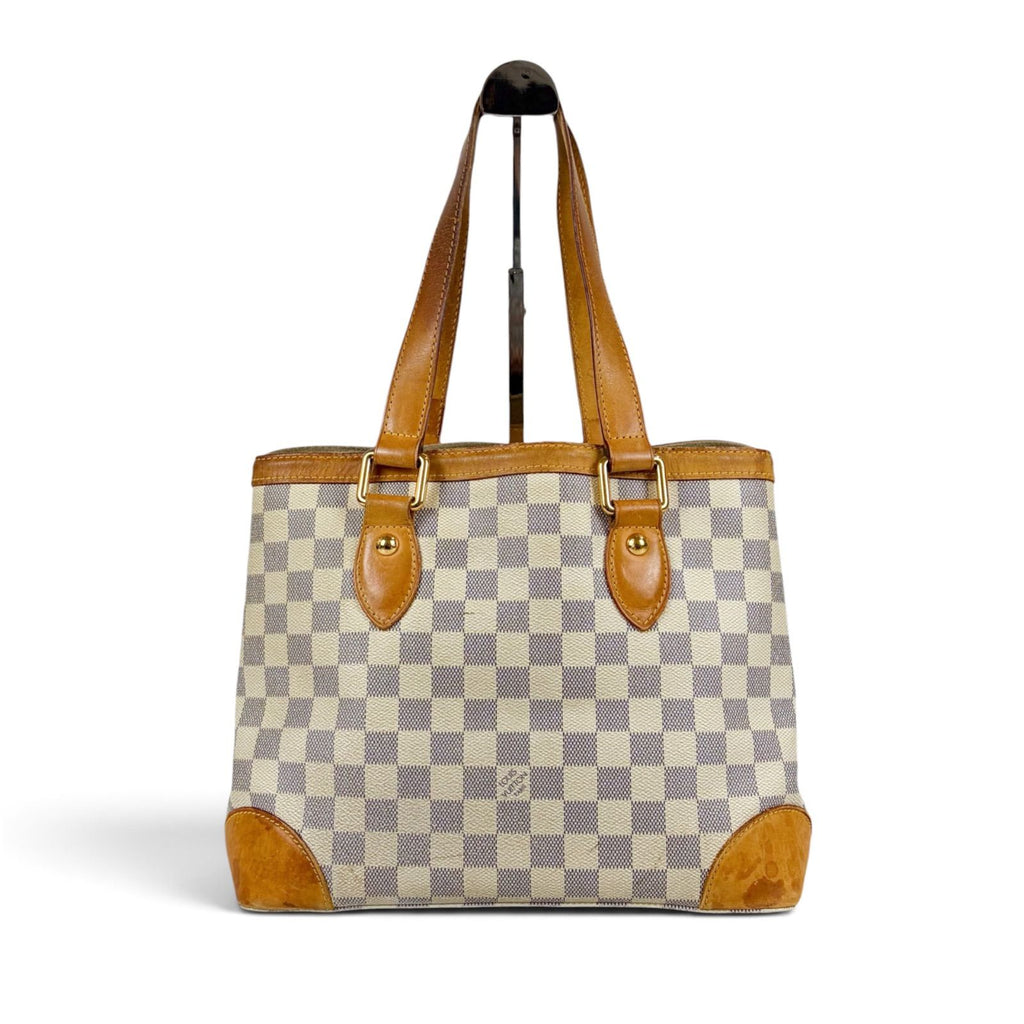 Louis Vuitton Damier Azur Leather Hampstead PM Tote Shoulder — view 3