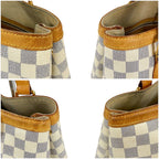 Louis Vuitton Damier Azur Leather Hampstead PM Tote Shoulder — view 5