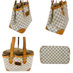Louis Vuitton Damier Azur Leather Hampstead PM Tote Shoulder — view 4