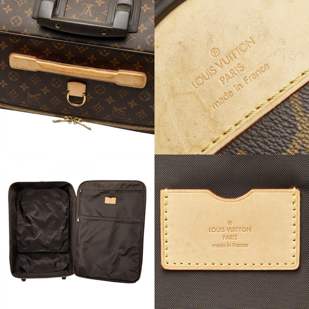 Louis Vuitton Monogram Pegase 70 Travel Bag Suitcase Brown — view 9