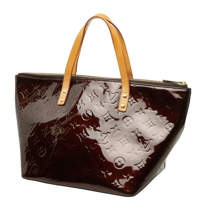 Louis Vuitton Monogram Vernis Bellevue PM Handbag Amarante Purple Patent Leather — view 2