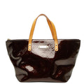 Louis Vuitton Monogram Vernis Bellevue PM Handbag Amarante Purple Patent Leather