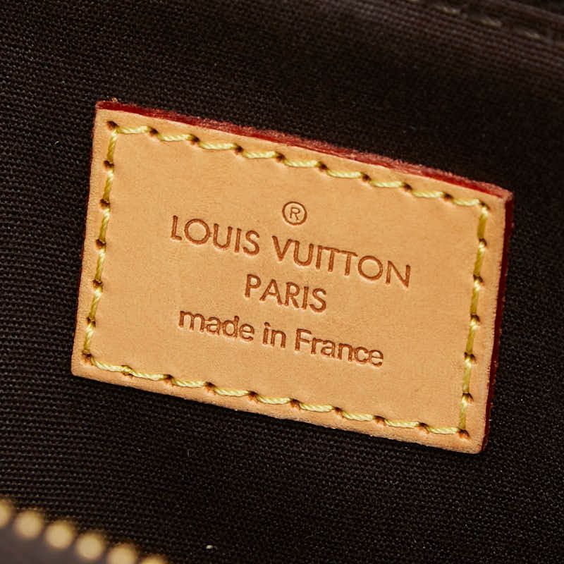 Louis Vuitton Monogram Vernis Bellevue PM Handbag Amarante Purple Patent Leather — view 9