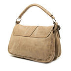 Dior Gaucho Handbag Shoulder Beige Leather — view 2