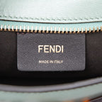 Fendi Orlock Swing Handbag Shoulder Green Leather — view 5