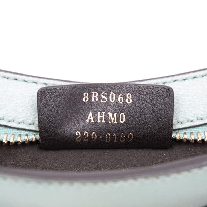 Fendi Orlock Swing Handbag Shoulder Green Leather — view 6