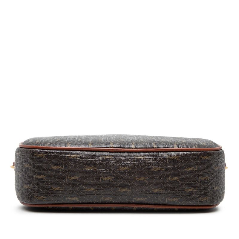 Saint Laurent le Monogram Camera Bag Crossbody Brown Leather — view 3