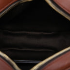 Saint Laurent le Monogram Camera Bag Crossbody Brown Leather — view 4